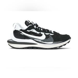 Nike x Sacai VaporWaffle Black White Leather Mesh Suede Men’s 7.5 Women Size 9